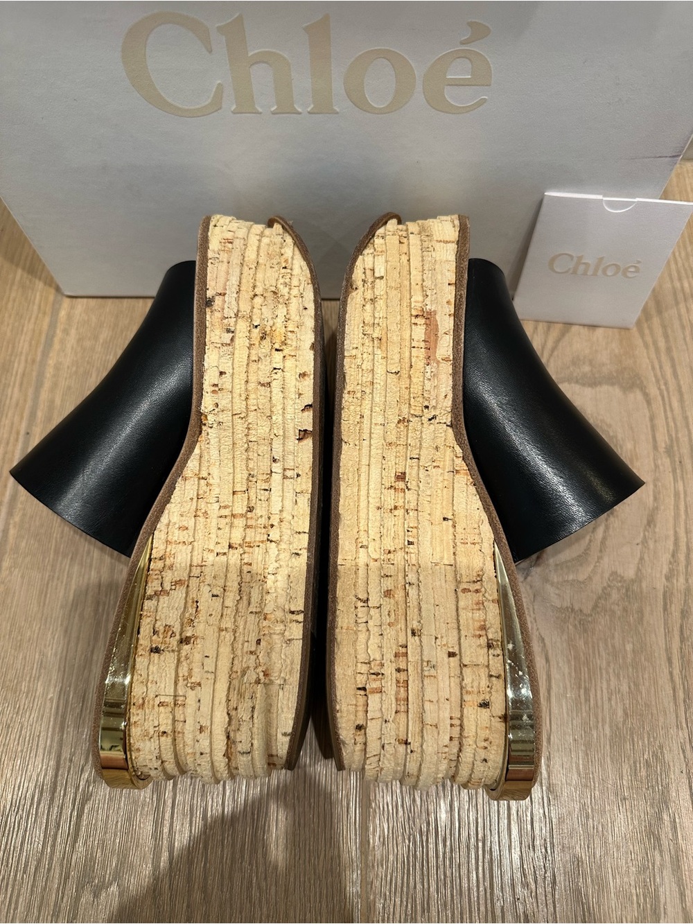 Chloe Cork Flatform - Picture 7 of 12